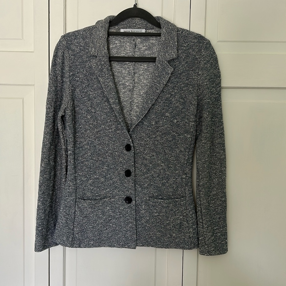 Amina Rubinacci Gray Jacket - size 4